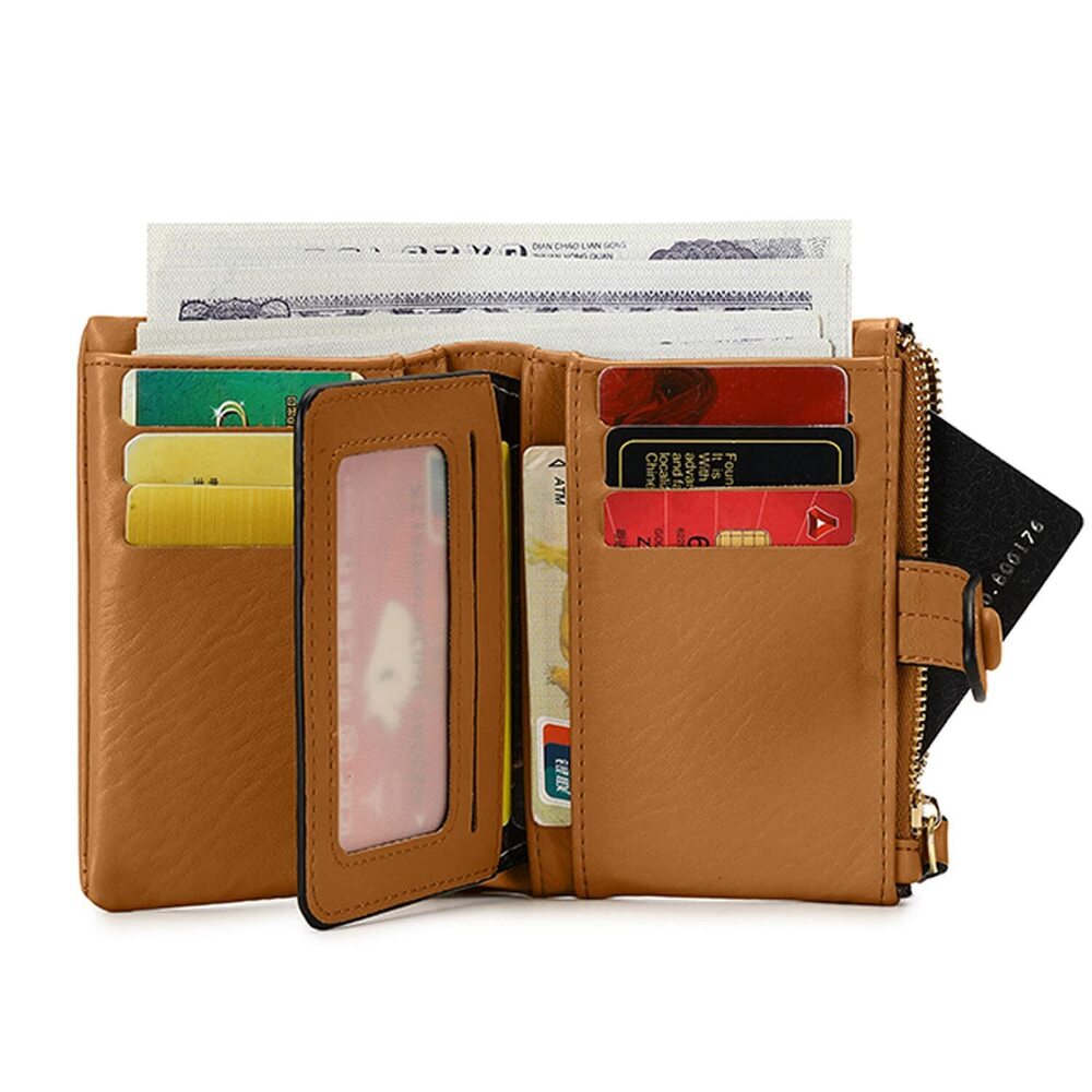 7894 Wallets Small Trifold Wallets Rfid Wallets Bifold, Billfold Leather View 4